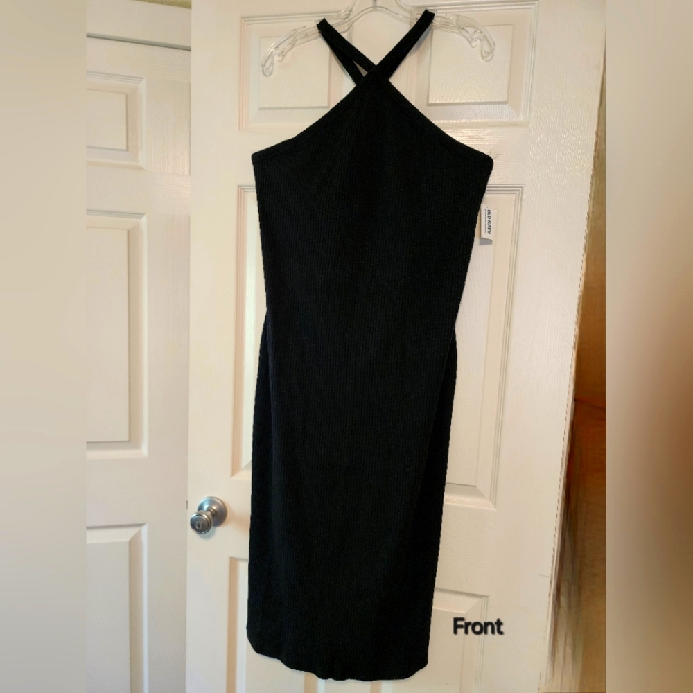 Old Navy Rib Knit Halter Midi Dress NWT